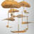 Lagatto 7 light Chandelier in Bronze