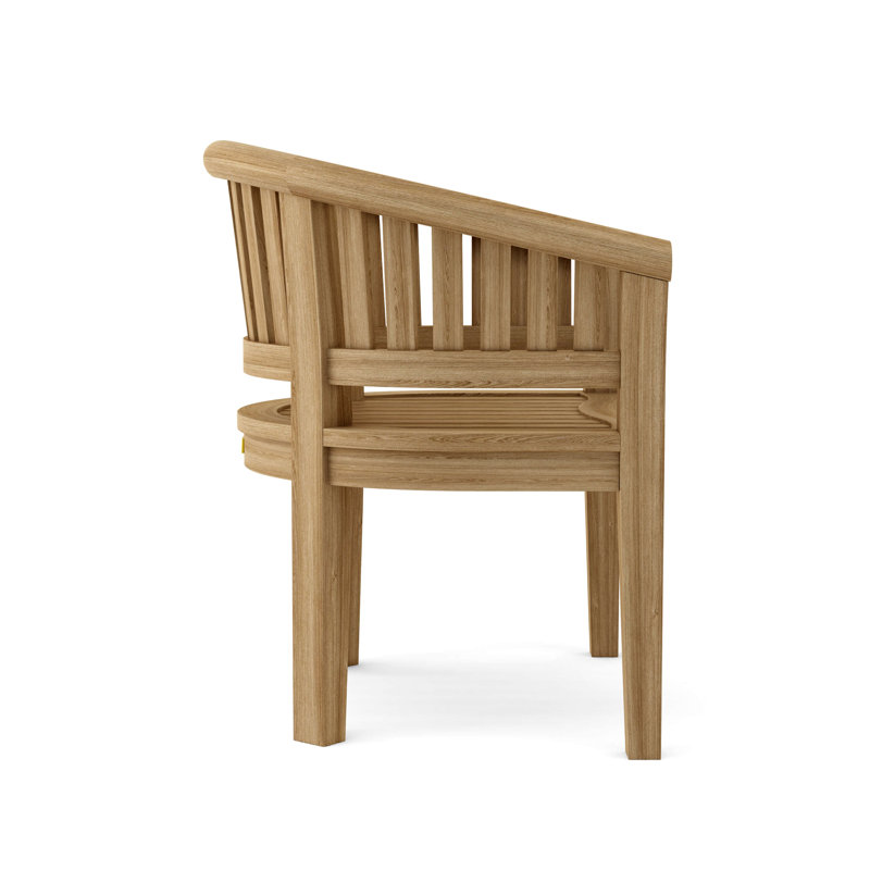 Curve Outdoor Teak Lounge Chair