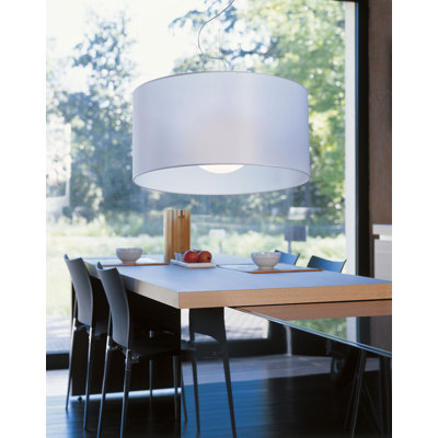 Luminaire suspendu tambour 1 lumière Fog