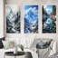«Canada Majestic Peaks», 3 pièces sur toile-367532864-367532865