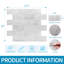11.3" x 13" Stone Peel & Stick Mosaic Tile-71086972