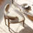 Modern 5/7 Pieces Dining Room Sets, Pre-Assembly Round Dining Table Sets, Sintered Stone Tabletop Kitchen Dining Table Set With Upholstered Chairs-1108179495-1108179493-1108179490