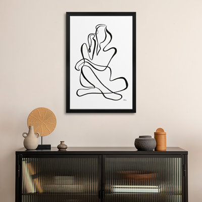 Ligne continue - reproduction d'art mural - affiche de galerie