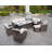 Allene Wicker 10 - Person Patio Conversation Sets with Cushions