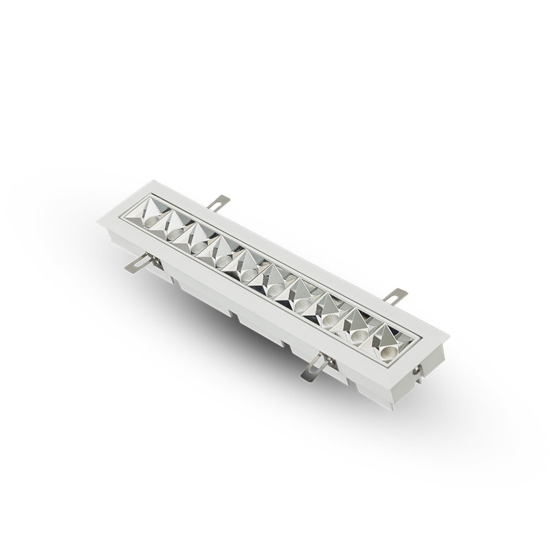 Luminaire encastré réglable à 10 lumières Rubik à certification intégrée ETL avec garniture, angle de faisceau 34