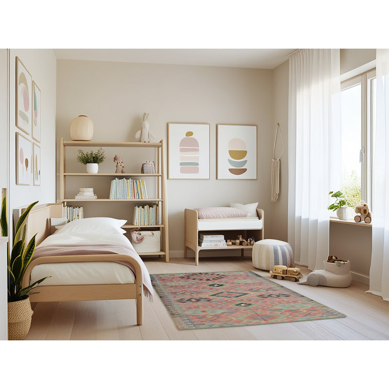Tapis brun Southwestern, Rectangle 4 pi x 6 pi