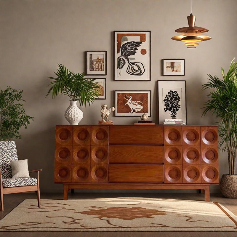 Buffet Boxwood, H 31,49 po x l 78,74 po x P 15,74 po