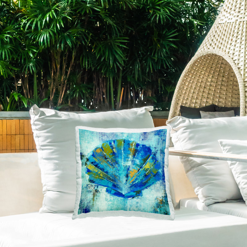 Abstract Outdoor Throw Pillow