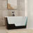 Glendale Casainc 43'' Freestanding Soaking Acrylic Bathtub
