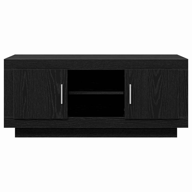 Unfinished TV Stand for TVs up to 48", Black Oak