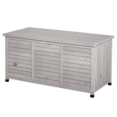 Outsunny 75 Gallon Wooden Deck Box