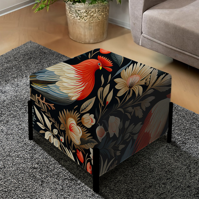 Motif de coq rouge Country Charm