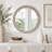 Ornate Round Wall Mirror