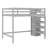 Loft Bed With Built-In Storage Wardrobe And Staircase-199643108