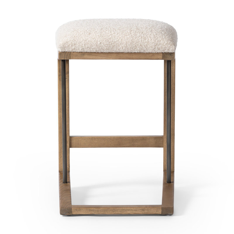 Finn Stool-Antwerp Natural, Toast Ash Solid, Ivory, Short Stool (27" Seat Height)
