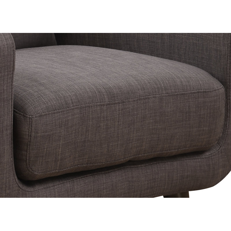 Sider Upholstered Armchair, Charcoal