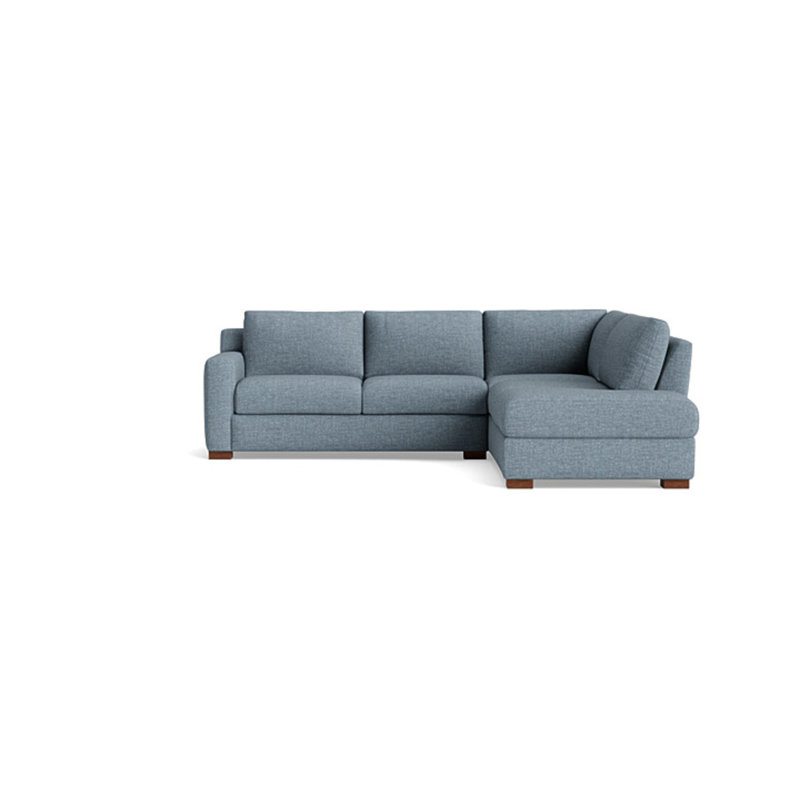 Catalina Sectional, Performance Weave - Carrot, Right Hand Facing