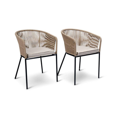 Fabiano Patio Dining Armchair with Cushion