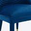 Chaise d'appoint en velours Zacaras-2113509151