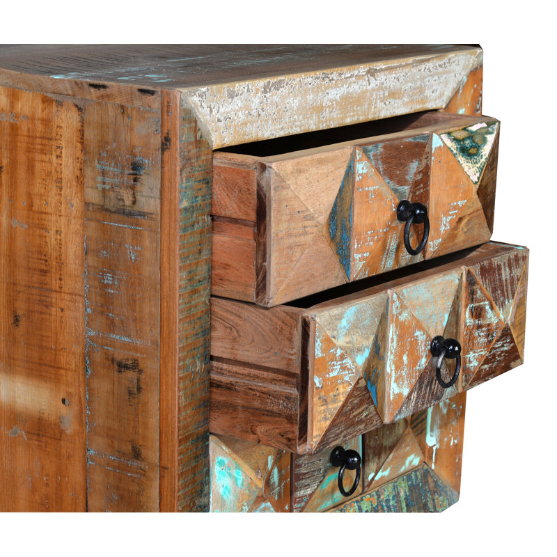 50cm W Solid Wood Bedside Table