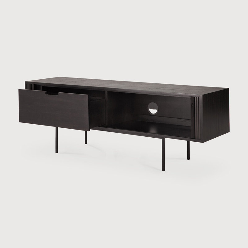 Roller Max Solid Wood TV Stand