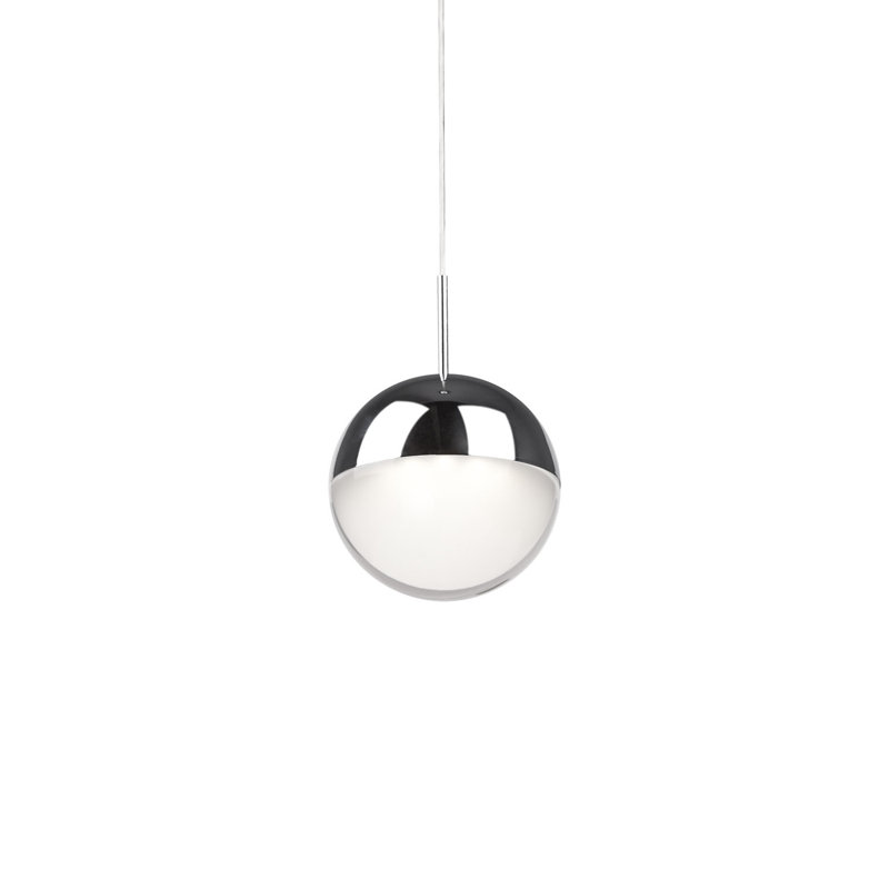 1 - Light LED Pendant, Chrome