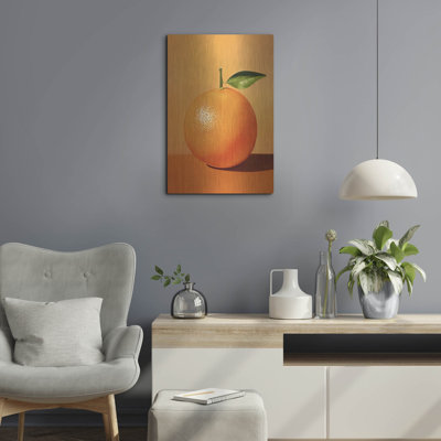 Orange' by Andreas Magnusson Metal Wall Art