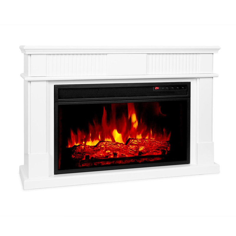 Klarstein 86cm W White Electric Fireplace