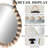 Wooden Bead Mirror