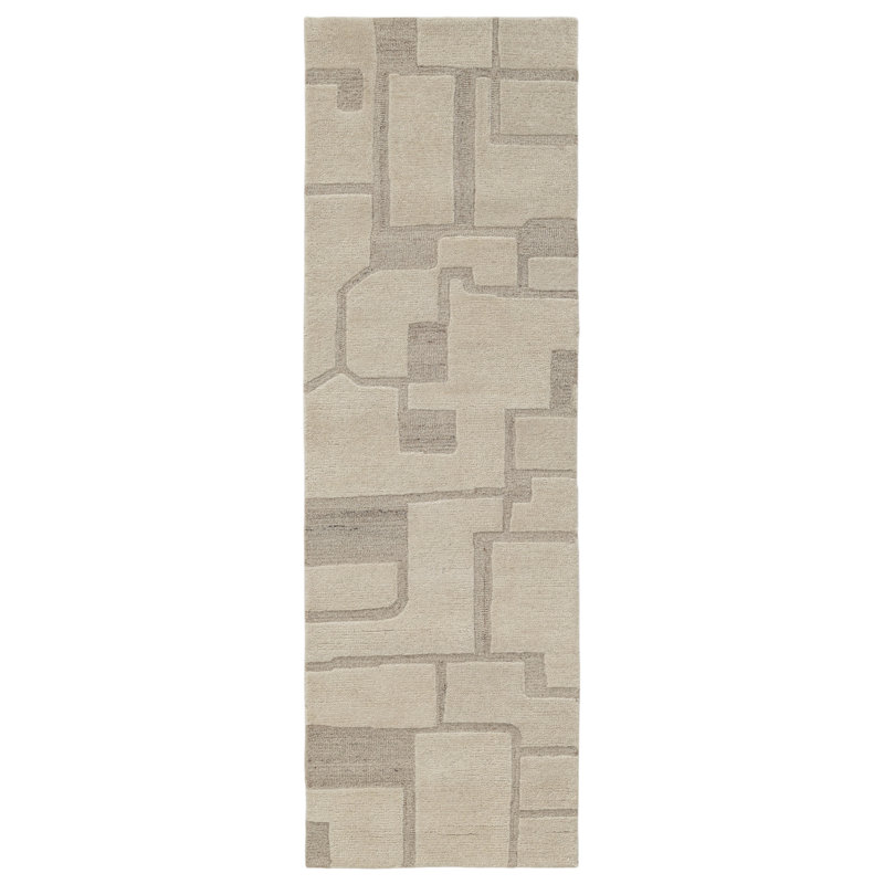 Lira Hand Tufted Wool Flurry Rug, Runner 2'6" x 8'