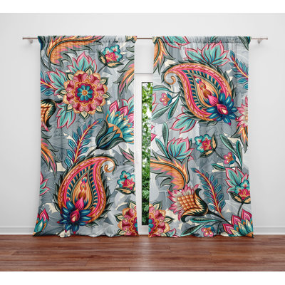 Semi Sheer Curtain Panel Pair