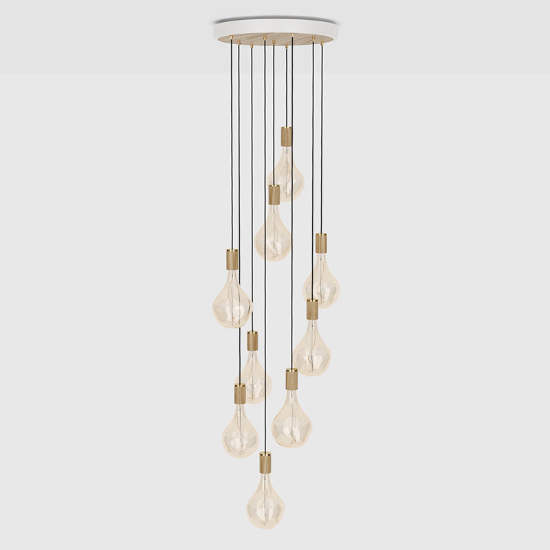Voronoi II 9 - Light Pendant, Oak