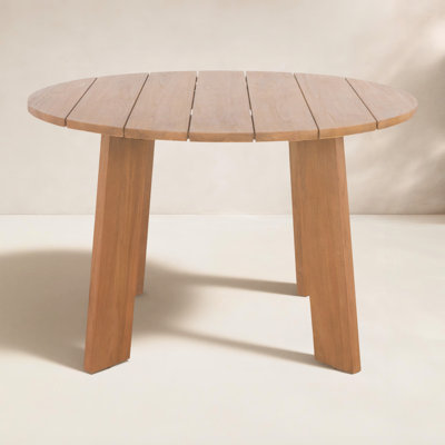 Pernelle 47" Teak Patio Dining Table
