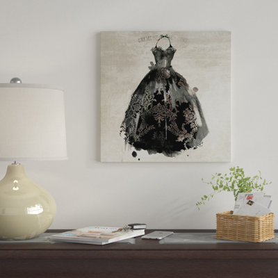 «Black Dress II», impression sur toile