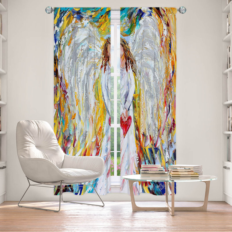 Ensemble de rideaux en polyester 2 pièces, L 20 po x L 61 po