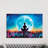 Moon Yoga by P.D. Moreno - Print on Canvas-623848037-547868990