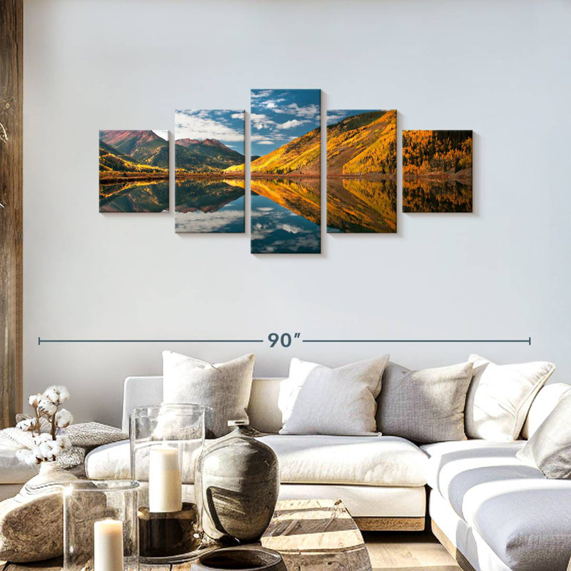Rocky Mountain, 30" H x 68" W