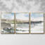 Western Lake Study I - 3 pièces, reproduction sur toile-1473718959-1474841276