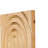 Wood Panel Geometric Light Brown Wall Decor with Overlapping Gold Arches