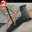 Cintres en bois avec pinces pour jupe / pantalons-75372736