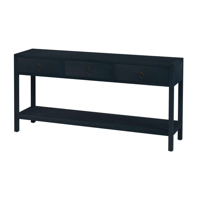 Elin 65'' Console Table, Navy Blue