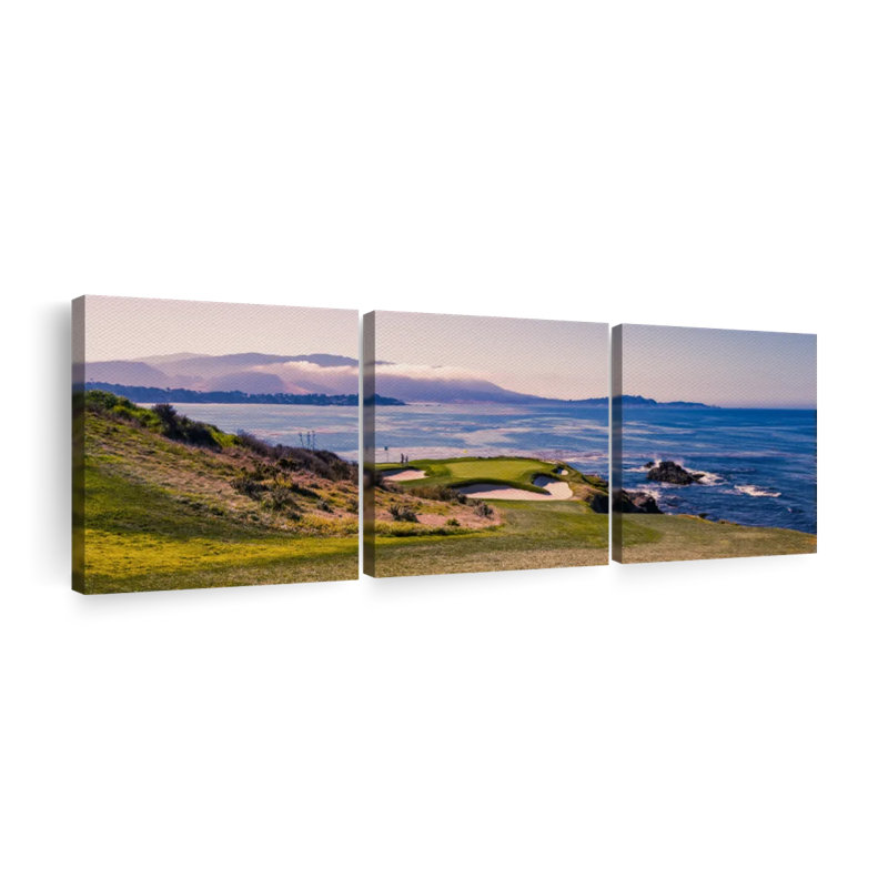 " Pebble Beach " 3 - Pieces, 30" H x 92" W x 1.25" D