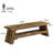 4 Pair Shoe Storage Bench With Lower Shelf, 47'' Front Entry Bench-475178315