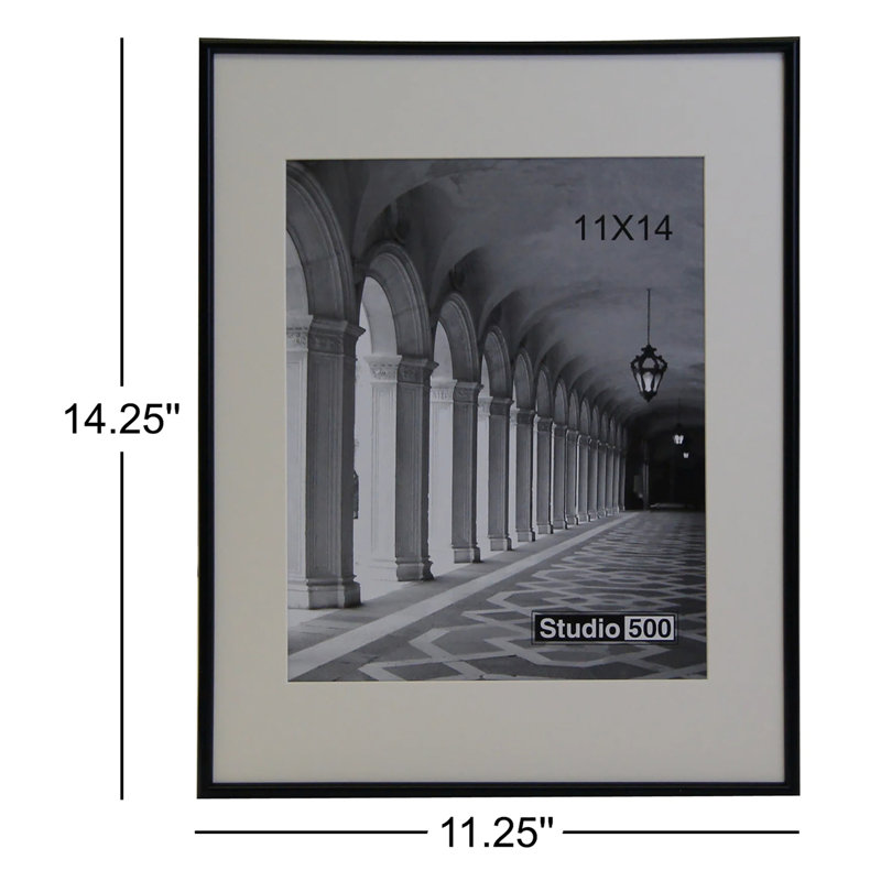 Cadre photo Glam Sleek, Noir mat