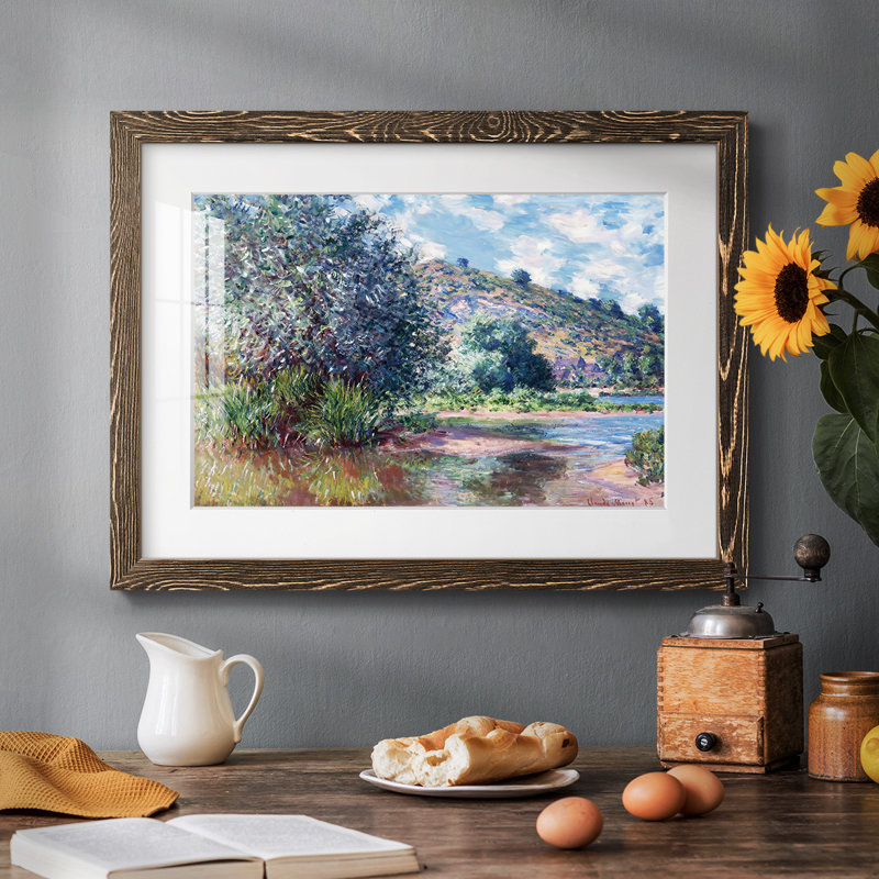 " Landscape At Port ", Walnut