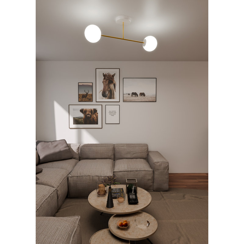 Wittrock 2 - Light Chandelier, White, White