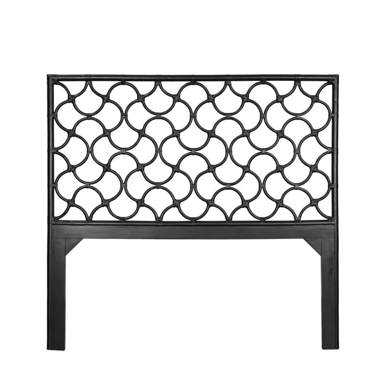 Mar Collection Headboard, Full / Double, Black