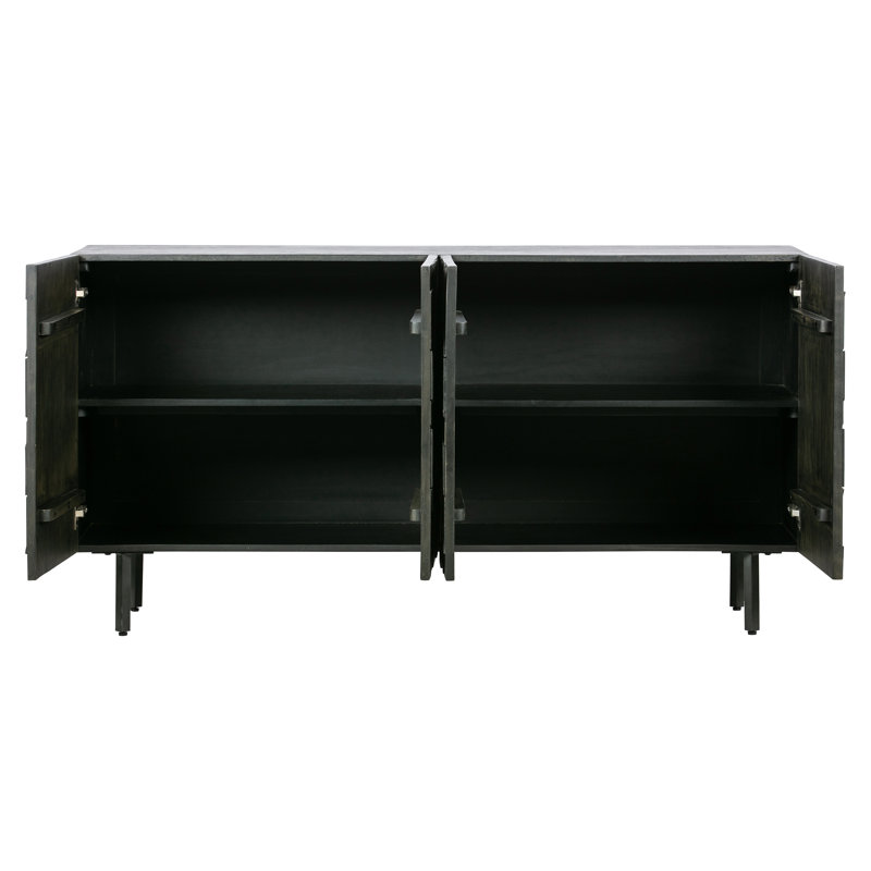 160 Cm Wide Mango Solid Wood Sideboard