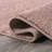 Auldridge Solid Low-Pile Pink Rug-335700404