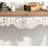 47.24" White Rectangular Solid + Manufactured Wood Console Table